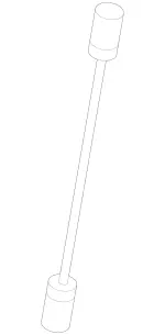 2064204000 - Brake System: Brake Hose for Mercedes-Benz: C43 AMG Image