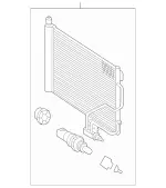 2035002254 - : Condensor for Mercedes-Benz: CLK550 Image