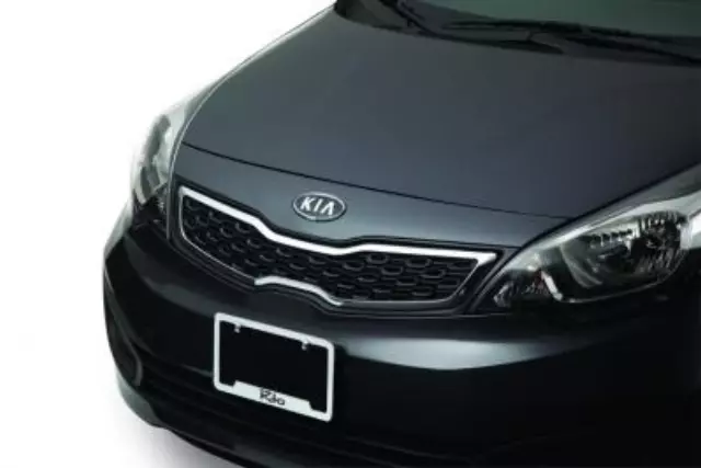 1W024ADU11 - : Hood Protector - Clear Applique - 2 Piece for Kia: Rio Image