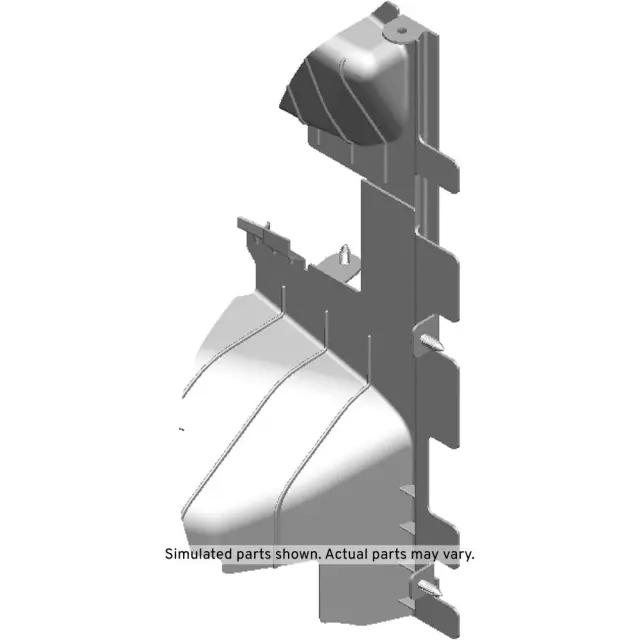 22870272 - : Driver Side Radiator Air Baffle for Chevrolet: Volt Image