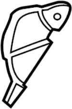 884557W000 - Body: Recline Cover for INFINITI: FX35, FX45 Image