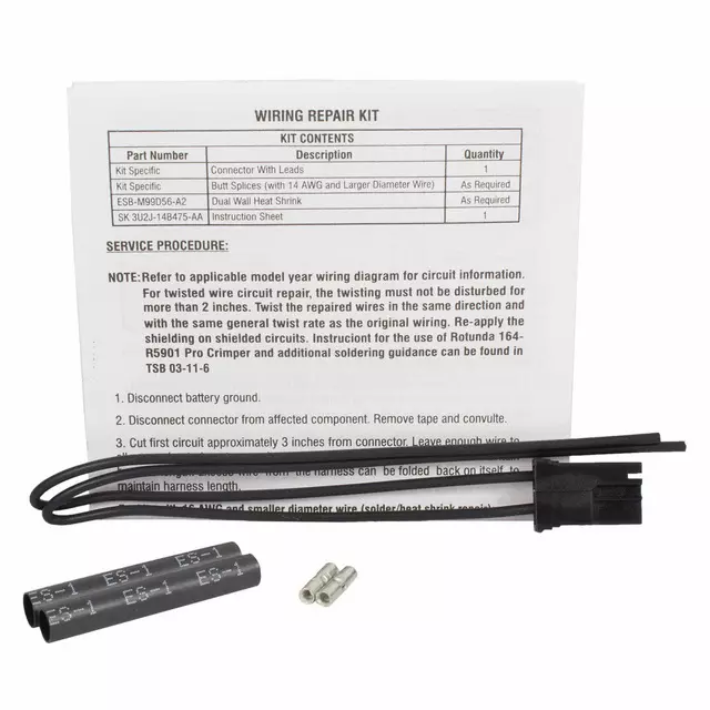 3U2Z14S411FBA - : Wire Assembly for Ford Image