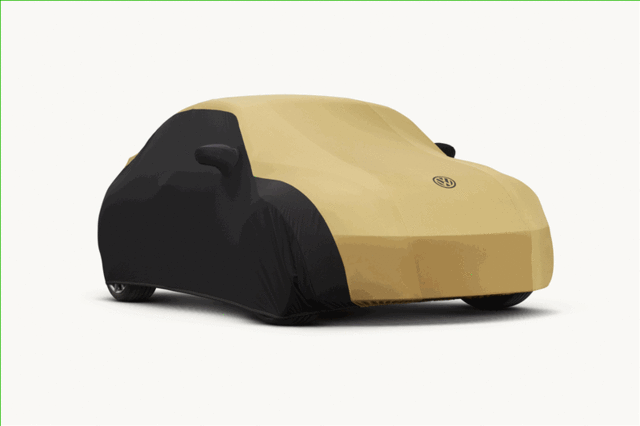 CVC2VW9284SS288CSG0 - : Car Cover, Satin Stretch, Black &amp; Gold for Volkswagen: Beetle Image