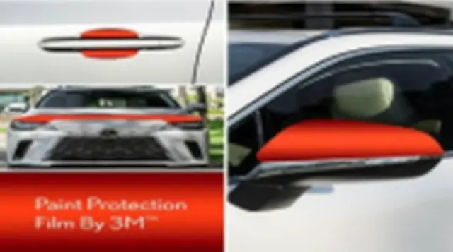 PT90748230 - Exterior: Paint Protection Film, Hood, Fenders for Lexus: RX350, RX350h, RX450h+, RX500h Image