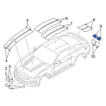 FR3Z9920000AJ - Body: Stripe Tape for Ford: Mustang Image
