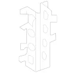 2056260431 - : Console for Mercedes-Benz: AMG GT 43, AMG GT 53, AMG GT 63, AMG GT 63 S, AMG GT 63 S E Performance, CLS450, CLS53 AMG, E300, E350, E400, E43 AMG, E450, E53 AMG, E63 AMG S, GLC300, GLC43 AMG, GLC63 AMG, GLC63 AMG S Image