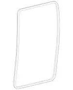 4637410700 - : Door Seal for Mercedes-Benz: G500, G550, G580, G63 4x4 Squared AMG, G63 AMG Image