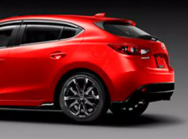 QBMN519N0E4 - Exterior: Rear Spoiler - Sonic Silver for Mazda: 3 Image