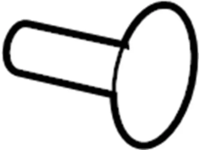 8028737F00 - Body: Corner Trim Clip for INFINITI: FX35, FX45, G35, QX56, QX80 Image