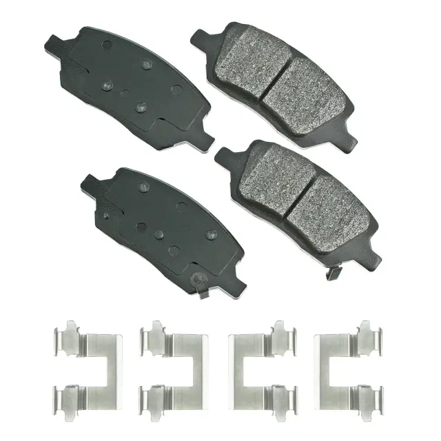 ACT1093 - Brakes &amp; Brake Parts: Akebono ProACT Ultra Premium Ceramic Disc Brake Pad Kit for AKEBONO Image