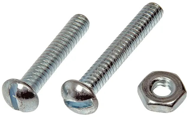 784602 - : Stove Bolt With Nuts - 3/16-24 In. x 1 In./1-1/4In. for Dorman Image