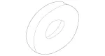 2204210080 - Brakes: Gasket for Mercedes-Benz: CL500, CL55 AMG, S430, S55 AMG Image