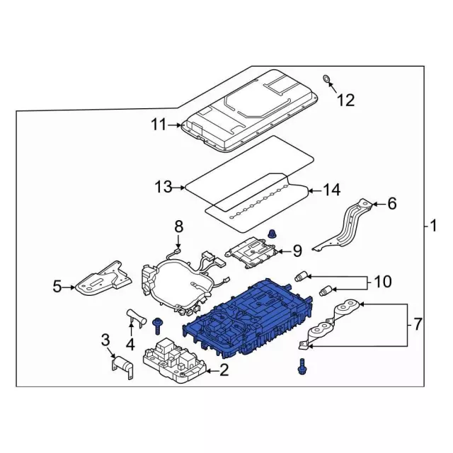 LX6Z10B690B - : Battery for Ford: Escape Image