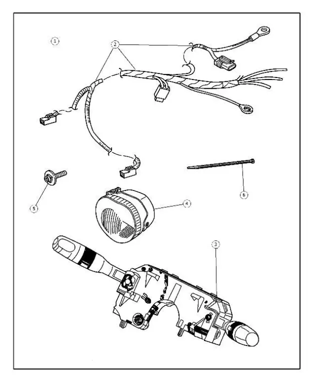 82207998 - : Fog Light Package for Mopar Image