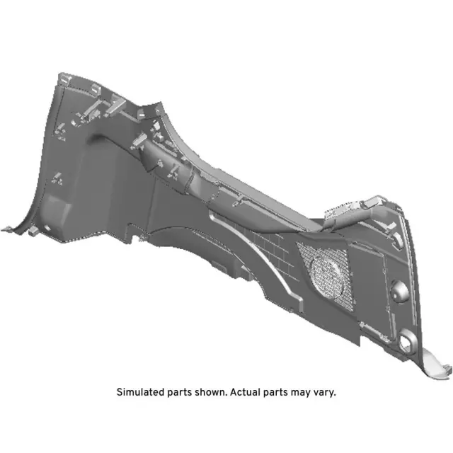 84956992 - Body: Lower Quarter Trim for Chevrolet: Suburban | GMC: Yukon XL Image