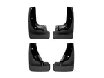 110136120136 - : Black MudFlap No-Drill DigitalFit® MudFlap Kit for WeatherTech Image
