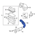 M1MZ9C675A - Engine: Intake Hose for Ford: Explorer, Police Interceptor Utility | Lincoln: Aviator Image