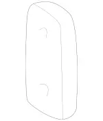 1636390011 - Rear Doors: Plate for Mercedes-Benz: ML320, ML430, ML55 AMG Image