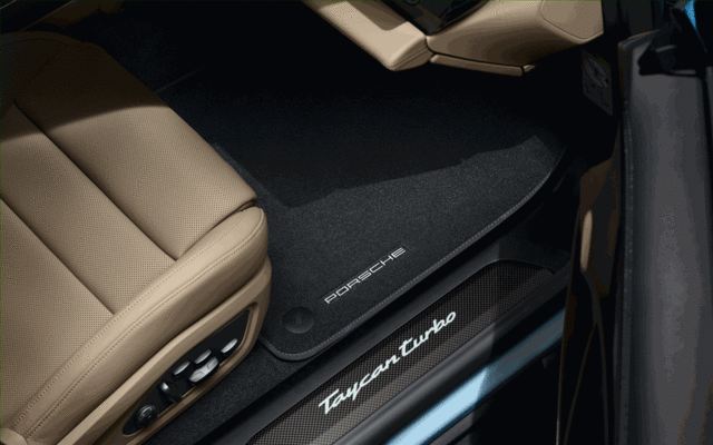 9J1864435OW4 - : 1 Set Foot Mats Bram for Porsche: Taycan Image