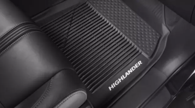 PT9084816602 - Interior: 2014-2019 Toyota All Weather Floor Mats Aisle w/ Third Row Seats Highlander for Toyota: Highlander, Tundra Image