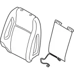 HK4Z9964800D - Body: Seat Back Pad for Ford: E-Transit, Transit-150, Transit-250, Transit-350, Transit-350 HD Image