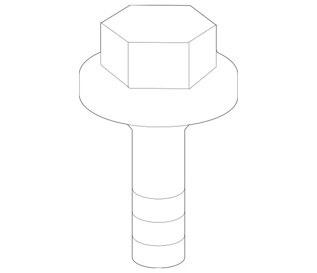 19909400 - Front-End Assembly, Front Panel: Hexagon Head Screw for Mercedes-Benz: GL320, GL350, GL450, GL550, GL63 AMG, GLE300d, GLE350, GLE400, GLE63 AMG, GLS350d, GLS450, GLS550, Maybach S550, Maybach S560, Maybach S600, Maybach S650, ML250, ML320, ML350, ML400, ML450, ML500, ML550, ML63 AMG, R320, R350, R500, S350, S400, S450, S550, S550e, S560, S600, S63 AMG, S65 AMG Image image