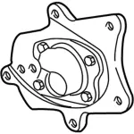 F4ZZ2C101A - Brakes: Caliper Mount for Ford Image