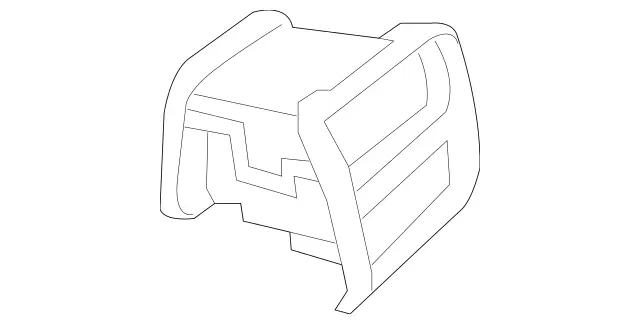 16683092002A17 - Body: Vent Grille for Mercedes-Benz Image