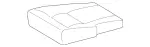 4639200750 - Body: Seat Cushion Pad for Mercedes-Benz Image
