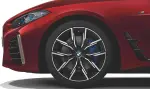 36115A504D8 - : Disc Wheel Left.Alloy Black II 36907112 for BMW Image