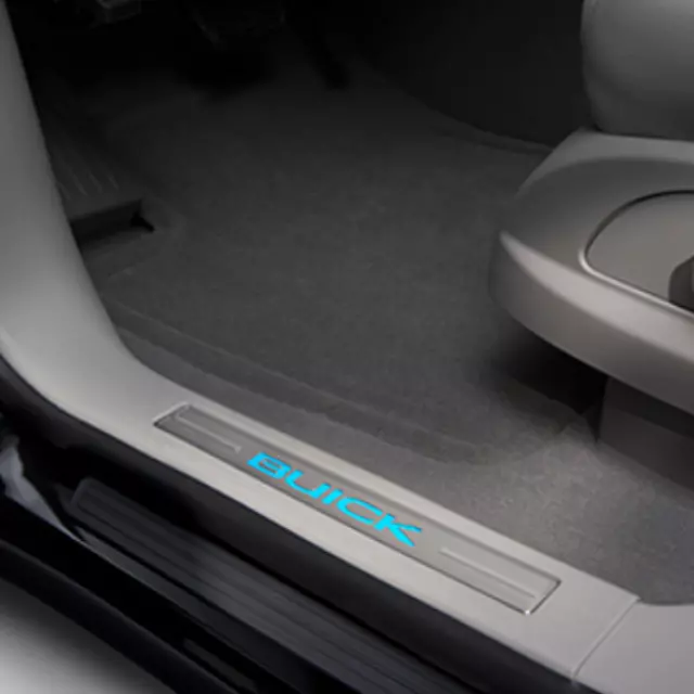 23487421 - Exterior: Door Sill Plates, Front, Illuminated for Buick: Enclave | Chevrolet: Traverse | GMC: Acadia Image
