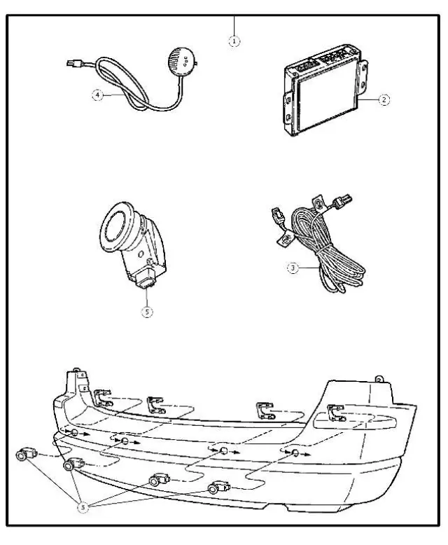 5191116AA - Wiper/Lock Cylinder and Keys: Retainer Clip for Mopar Image
