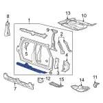XL2Z7820403AA - Body: Inner Rocker for Ford: Explorer | Mercury: Mountaineer Image