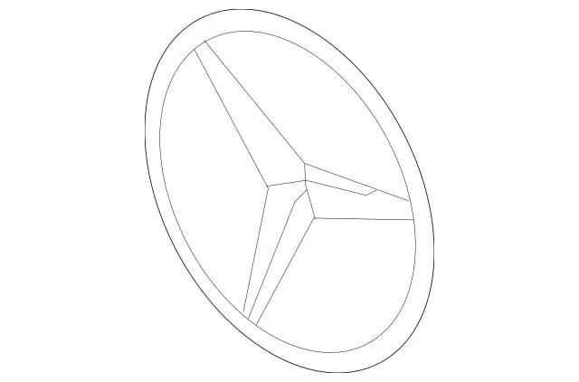 2478170016 - Rear-End Door: Mercedes Star for Mercedes-Benz: GLB250, GLB35 AMG Image image