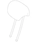 17797049009D88 - : Head Restraint for Mercedes-Benz Image