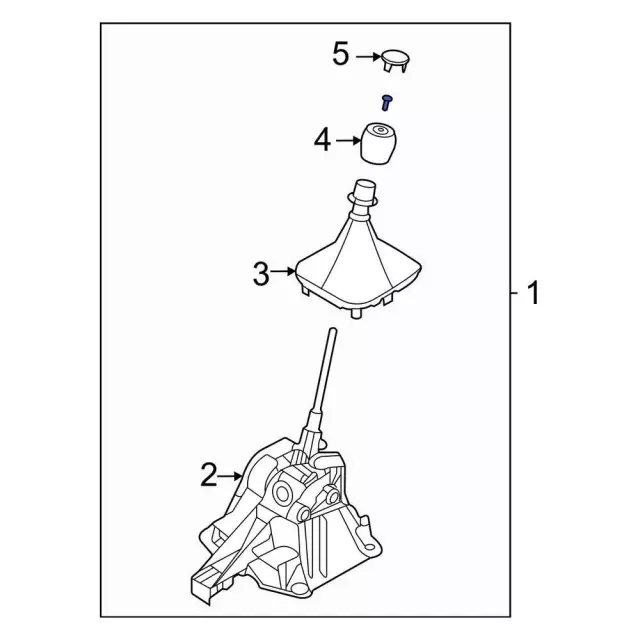 MB3Z7210P - : Shifter Assembly for Ford: Bronco Image