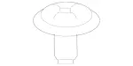 9901322 - Panelling: Screw for Mercedes-Benz Image