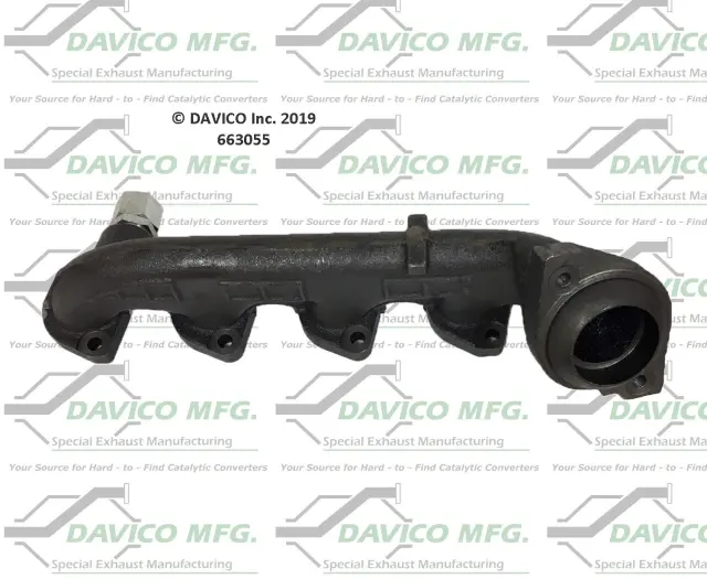 663055 - Exhaust: Stand alone Exact-Fit exhaust manifold for DAVICO CONVERTERS Image
