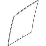 2T1Z6121411A - Body: Door Glass for Ford: Transit Connect Image