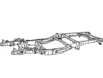 2L3Z5005DG - Body: Frame Assembly for Ford: F-150, F-150 Heritage Image