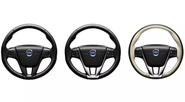 30756606 - Steering: Steering Wheel - Leather - Charcoal for Volvo: S60, V60, V60 Cross Country, XC60 Image