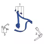 1S4Z54611B08AA - Electrical: Retractor Assembly for Ford: Focus Image