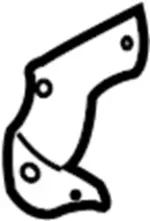 497302Y901 - : Insulator Pad Bracket for Infiniti Image