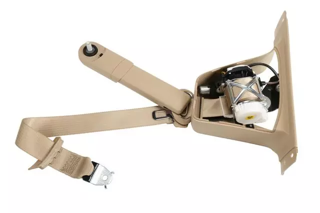 Cashmere Passenger Seat Belt with Retractor and Pre-Tensioner - GM (19259940)