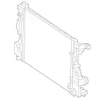 247500610068 - Radiator: Charge Air Cooler for Mercedes-Benz Image