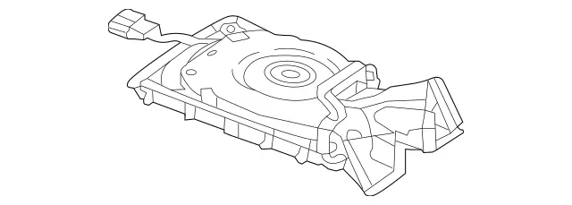 2048300008 - Trim: Radial Blower, Electric for Mercedes-Benz: C250, C300, C350, CLS400, CLS550, CLS63 AMG, CLS63 AMG S, E250, E350, E400, E550, E63 AMG, E63 AMG S, GLK250, GLK350 Image image