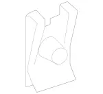 39940145 - Rear Seat Bench: Clip Nut W. Metric Thread for Mercedes-Benz Image