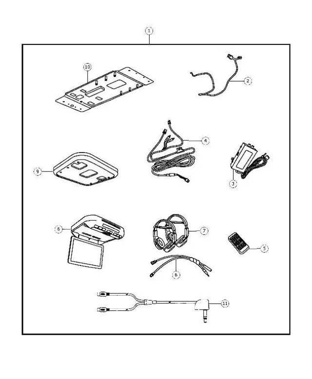 68022581AB - Mopar Accessories - Component Parts: Shroud Shroud for Mopar Image