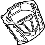 F1EZ18842LB - Body: Center Bezel for Ford: Focus Image