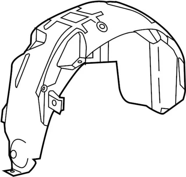 767499NF0A - Body: Wheelhouse Liner for INFINITI: JX35, QX60 Image